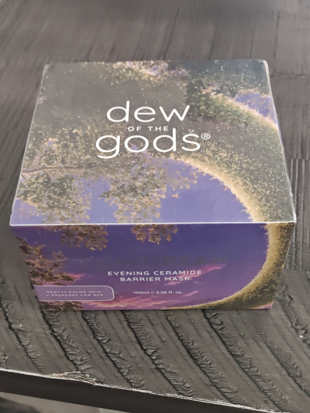 Dew Of The Gods Evening Ceramide Barrier Mask — Purple NWT